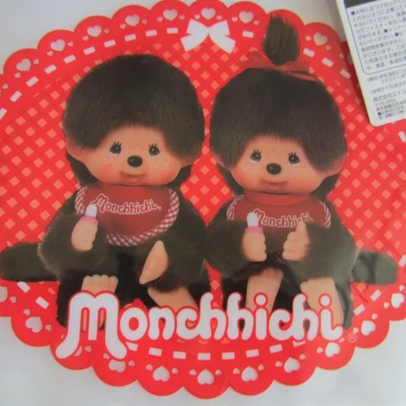 Monchhichi Sekiguchi Zipper Bag NEW - Picture 2 of 4